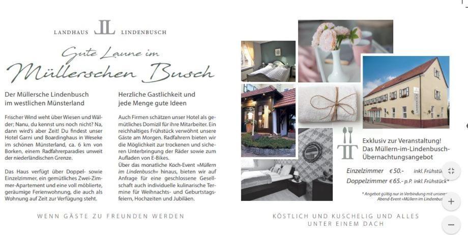 Landhaus Lindenbusch Weseke Eksteriør billede